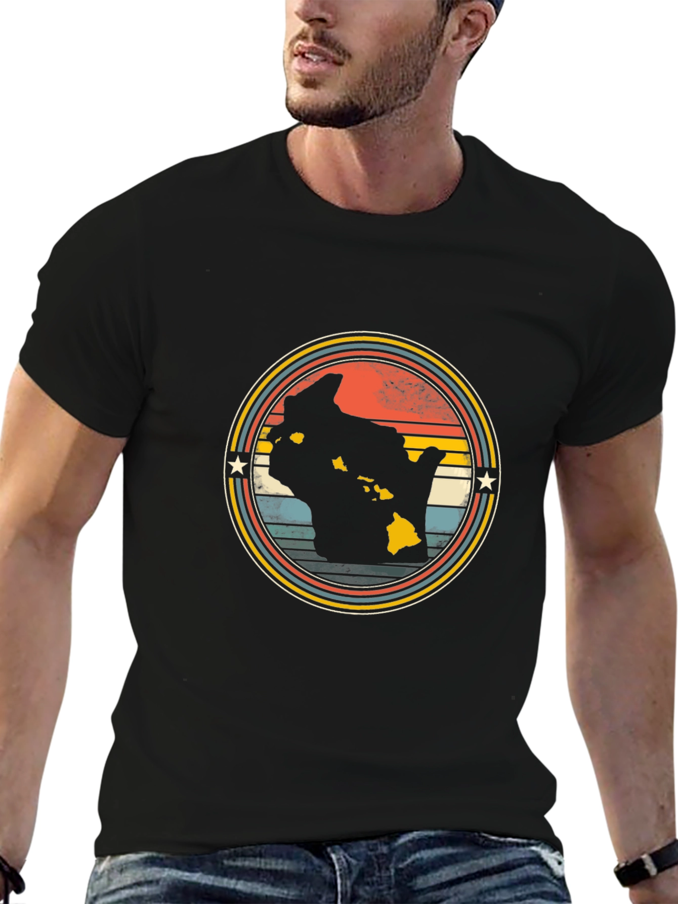 Retro Hawaii Islands T-Shirt