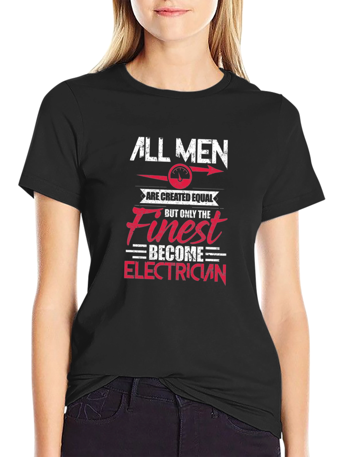 Electrician T-Shirt - All Men are Created Equal