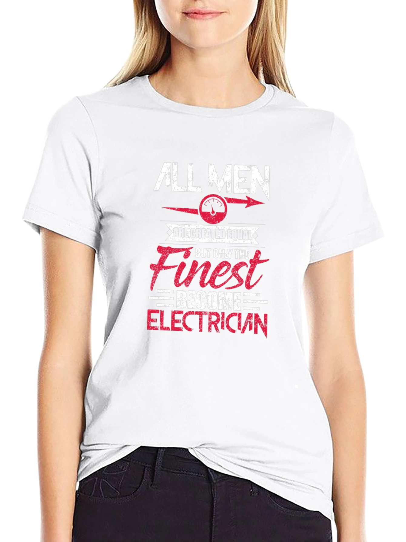 Electrician T-Shirt - All Men are Created Equal