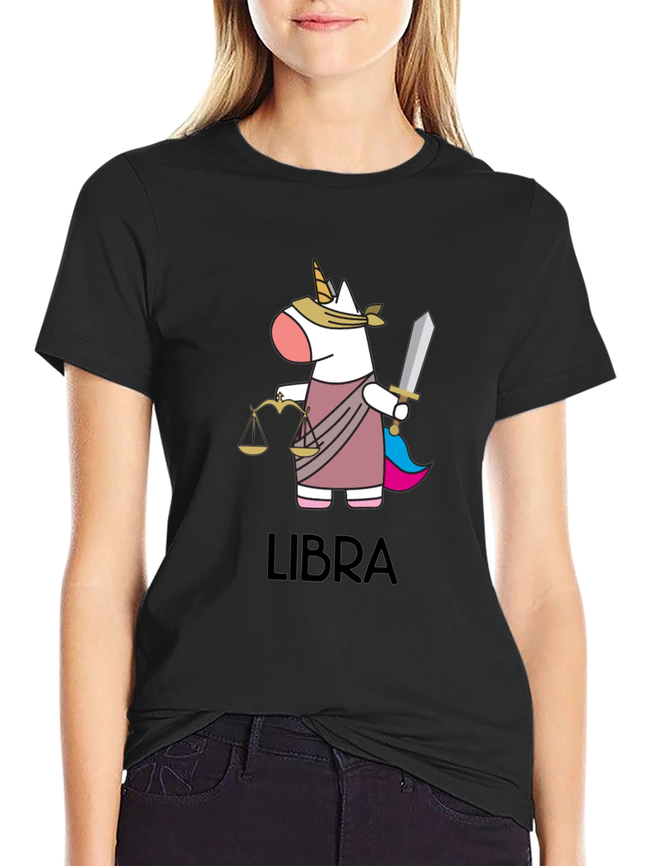 Libra Zodiac Unicorn T-Shirt