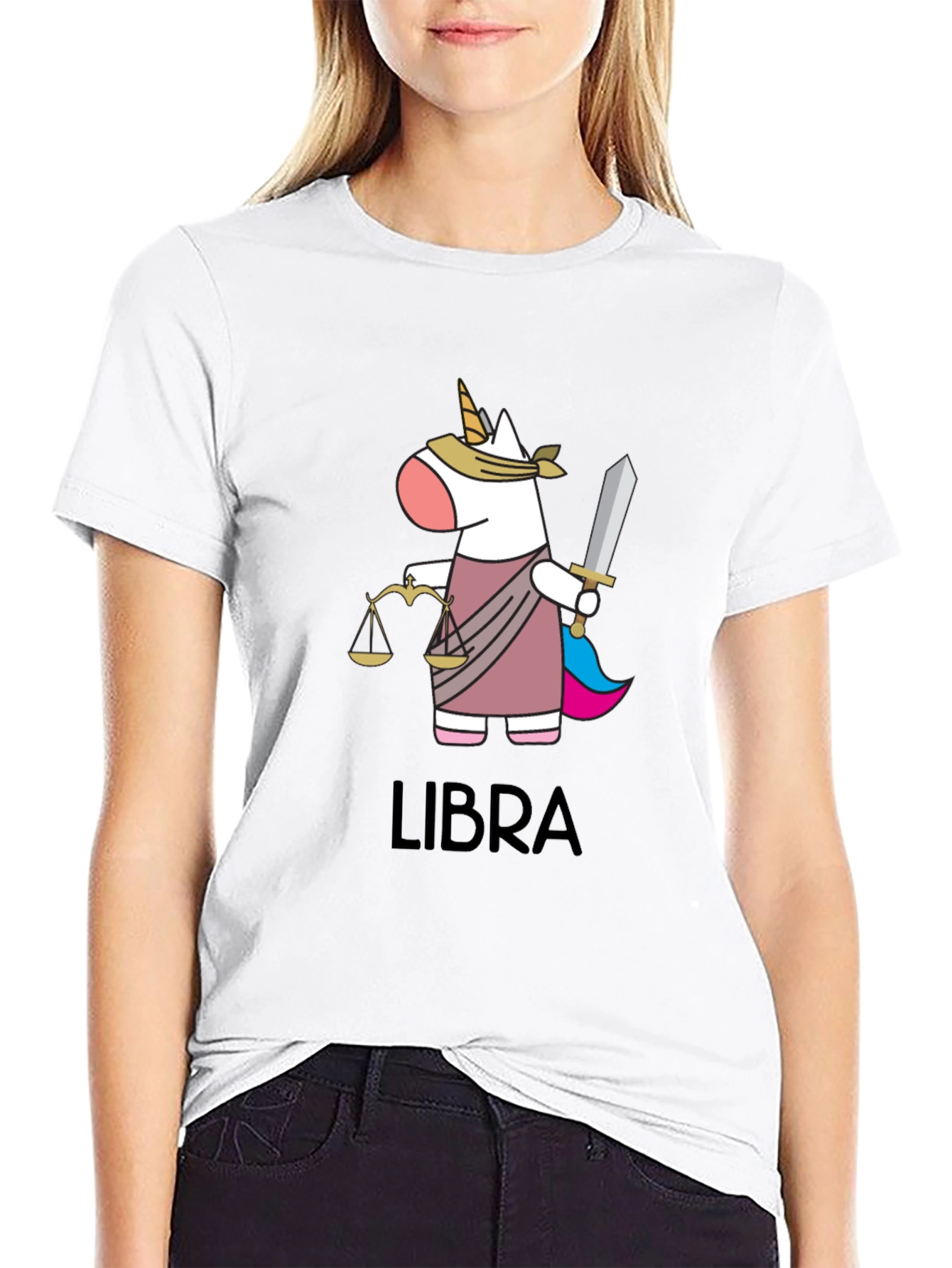 Libra Zodiac Unicorn T-Shirt