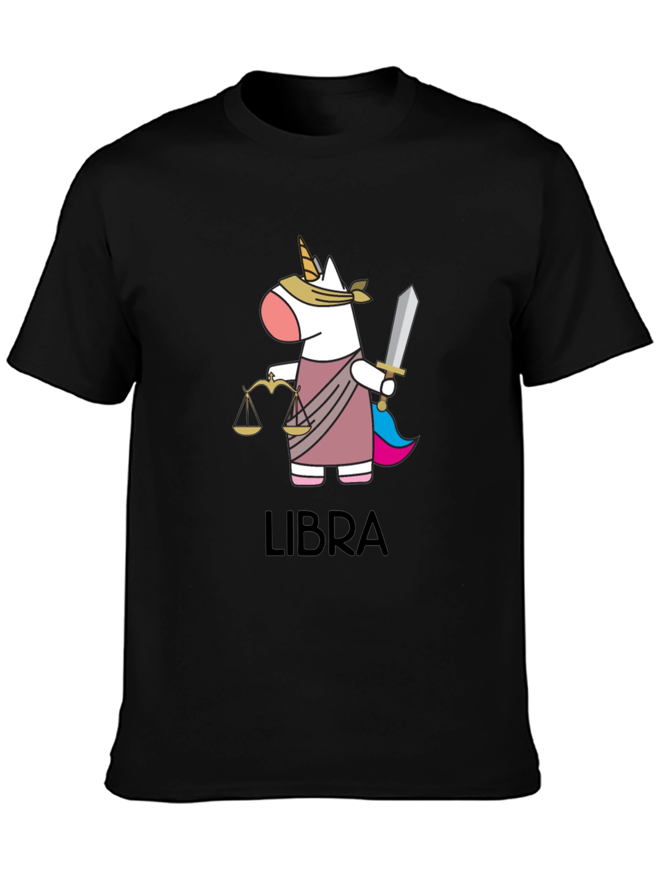 Libra Zodiac Unicorn T-Shirt