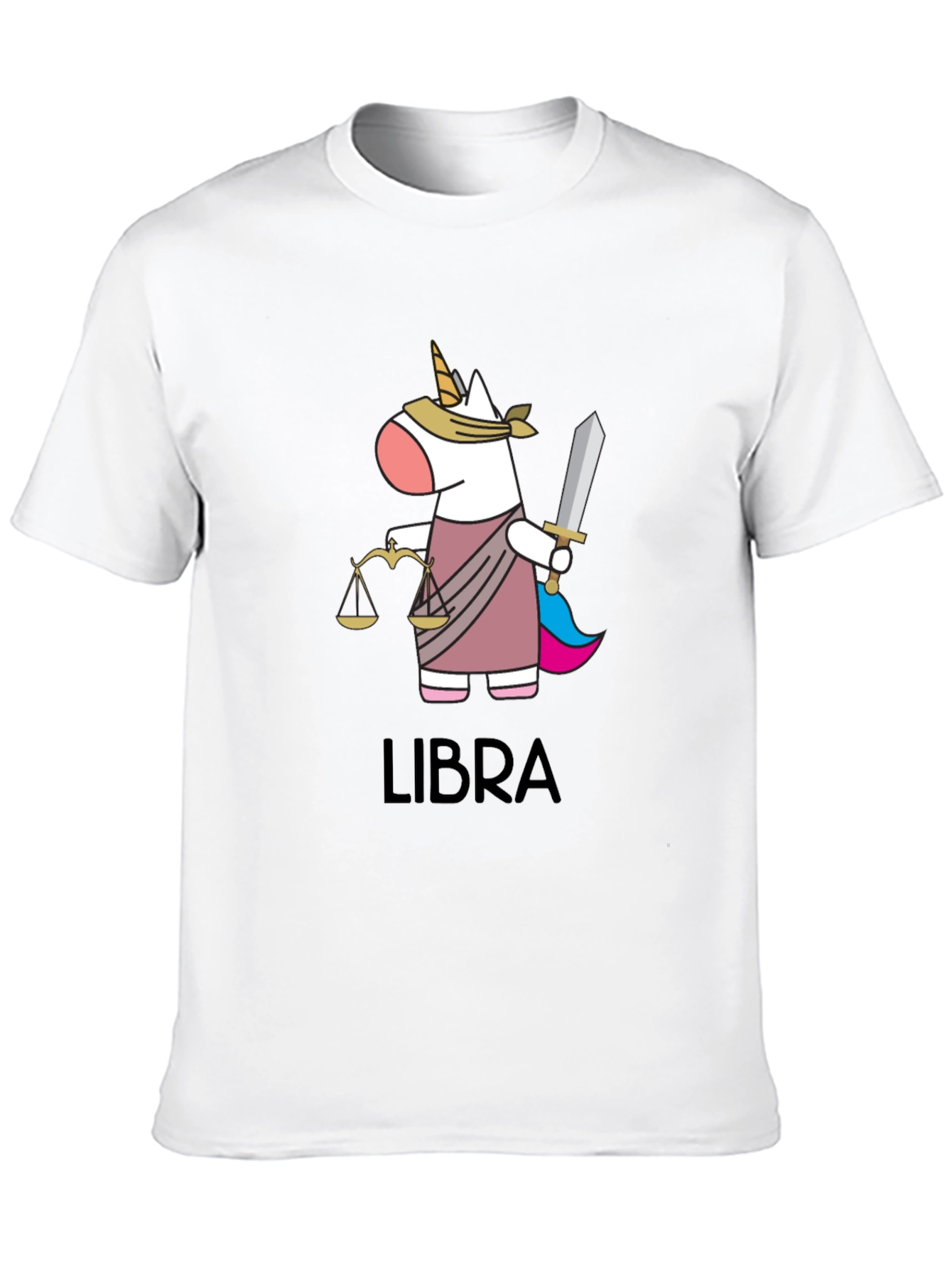 Libra Zodiac Unicorn T-Shirt