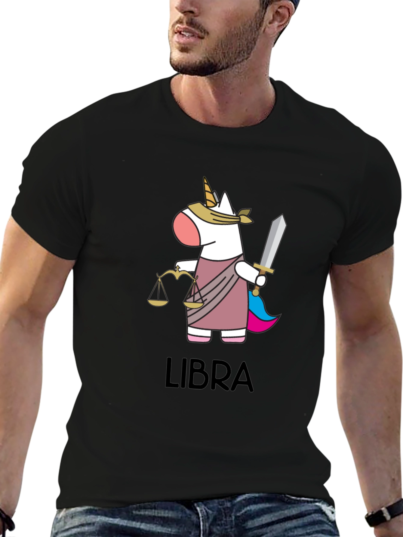 Libra Zodiac Unicorn T-Shirt