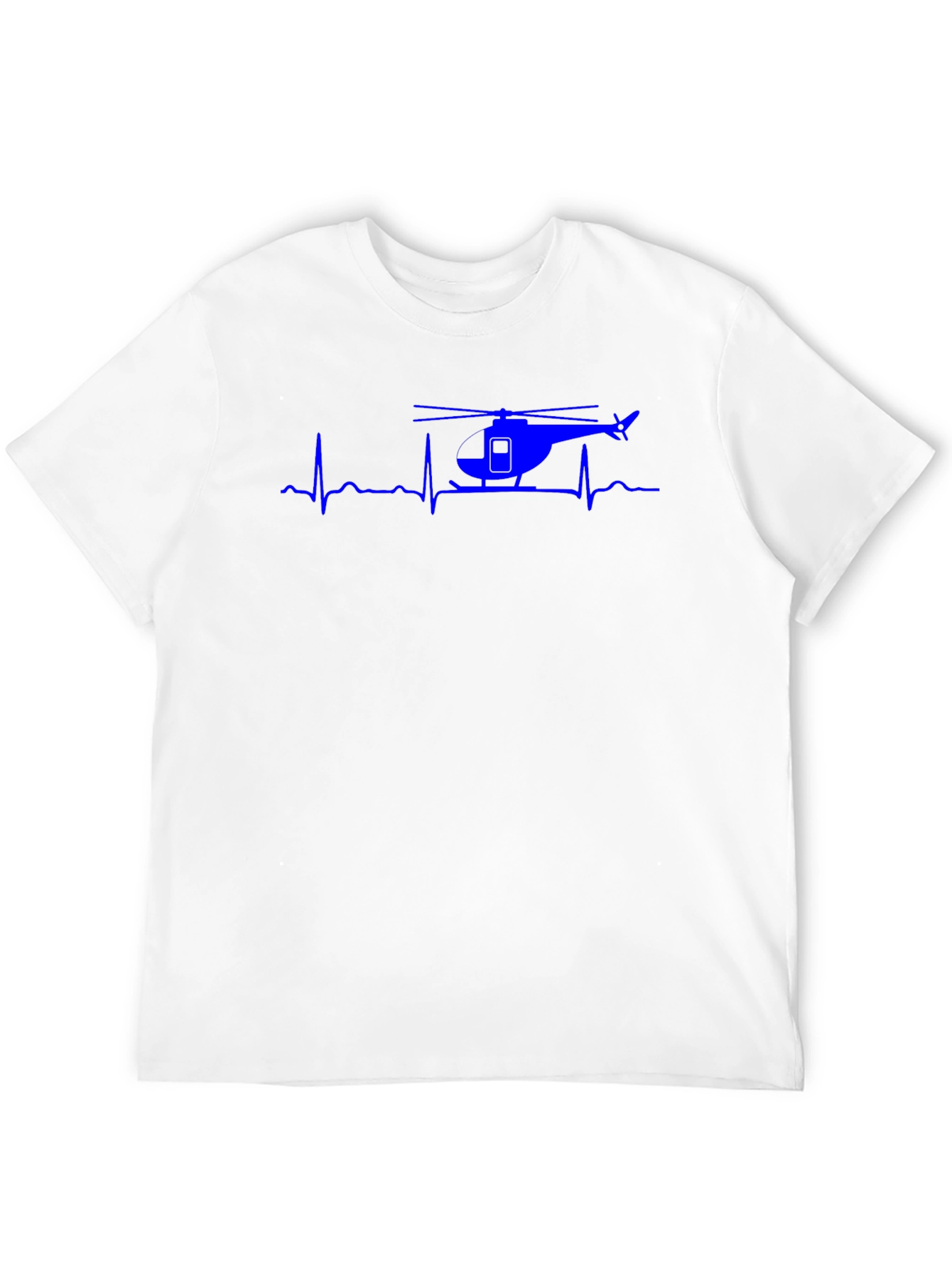 Helicopter Heartbeat Graphic Tee