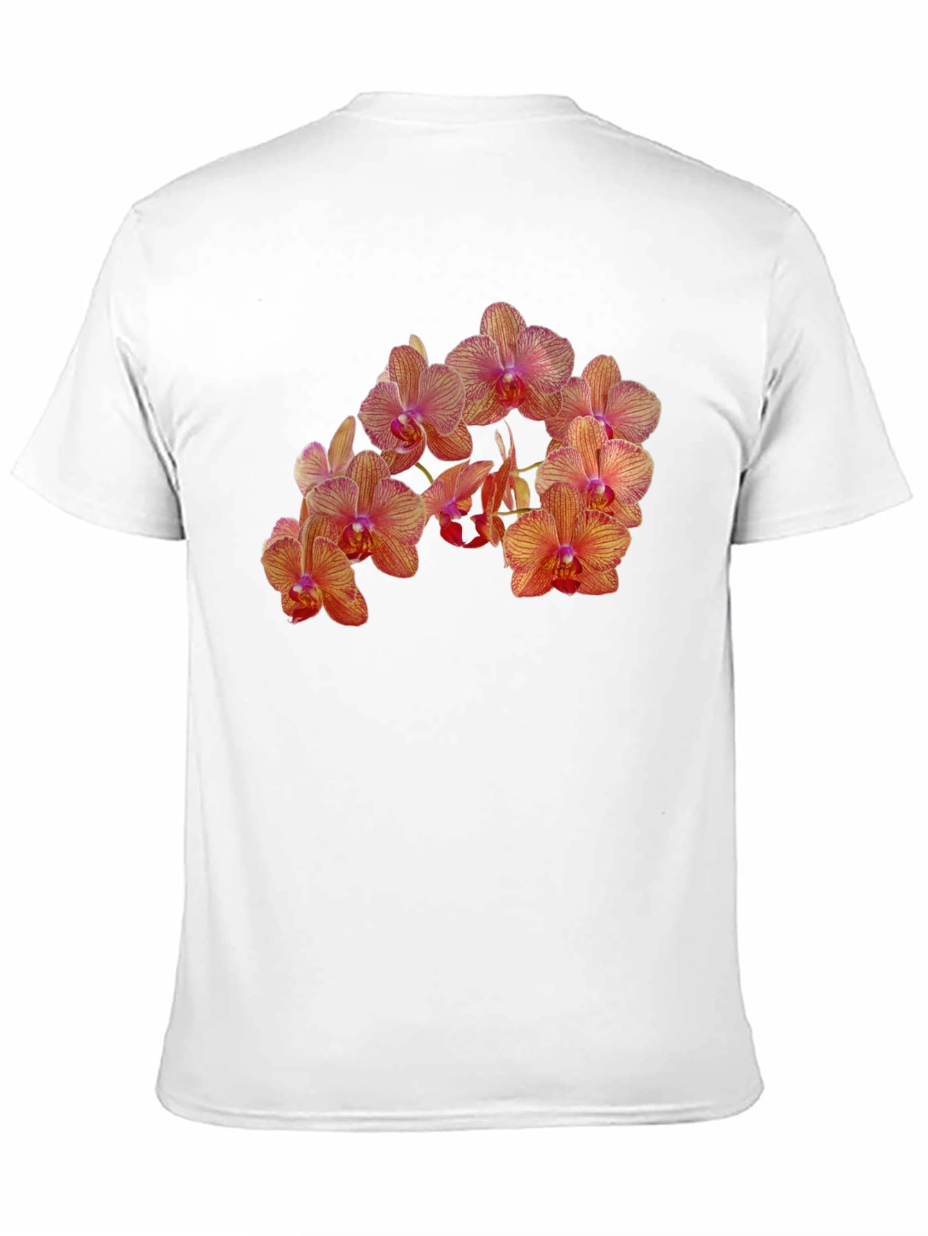 Orchid Flower Print T-Shirt
