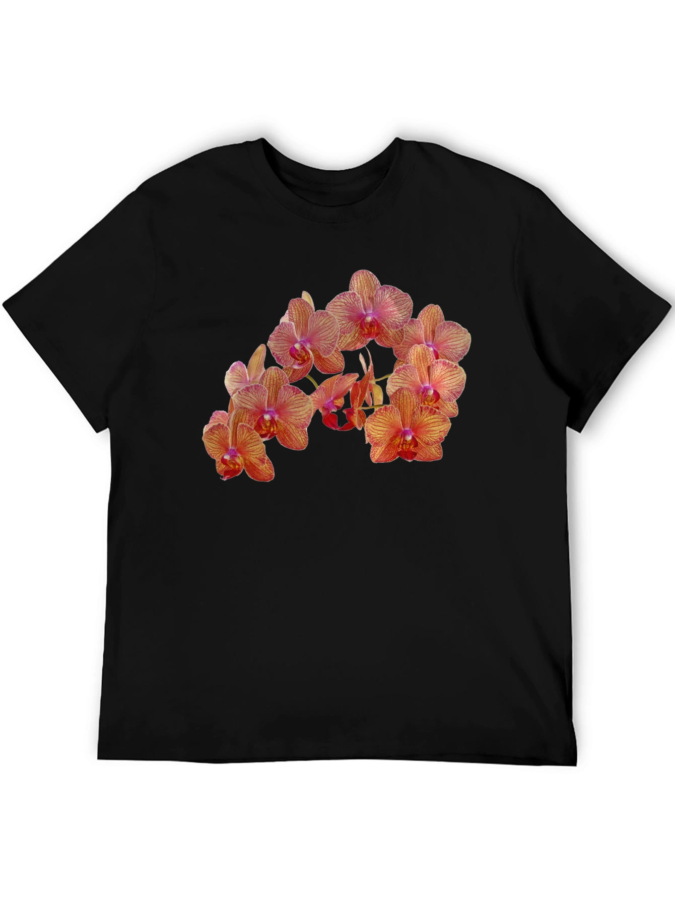 Orchid Flower Print T-Shirt