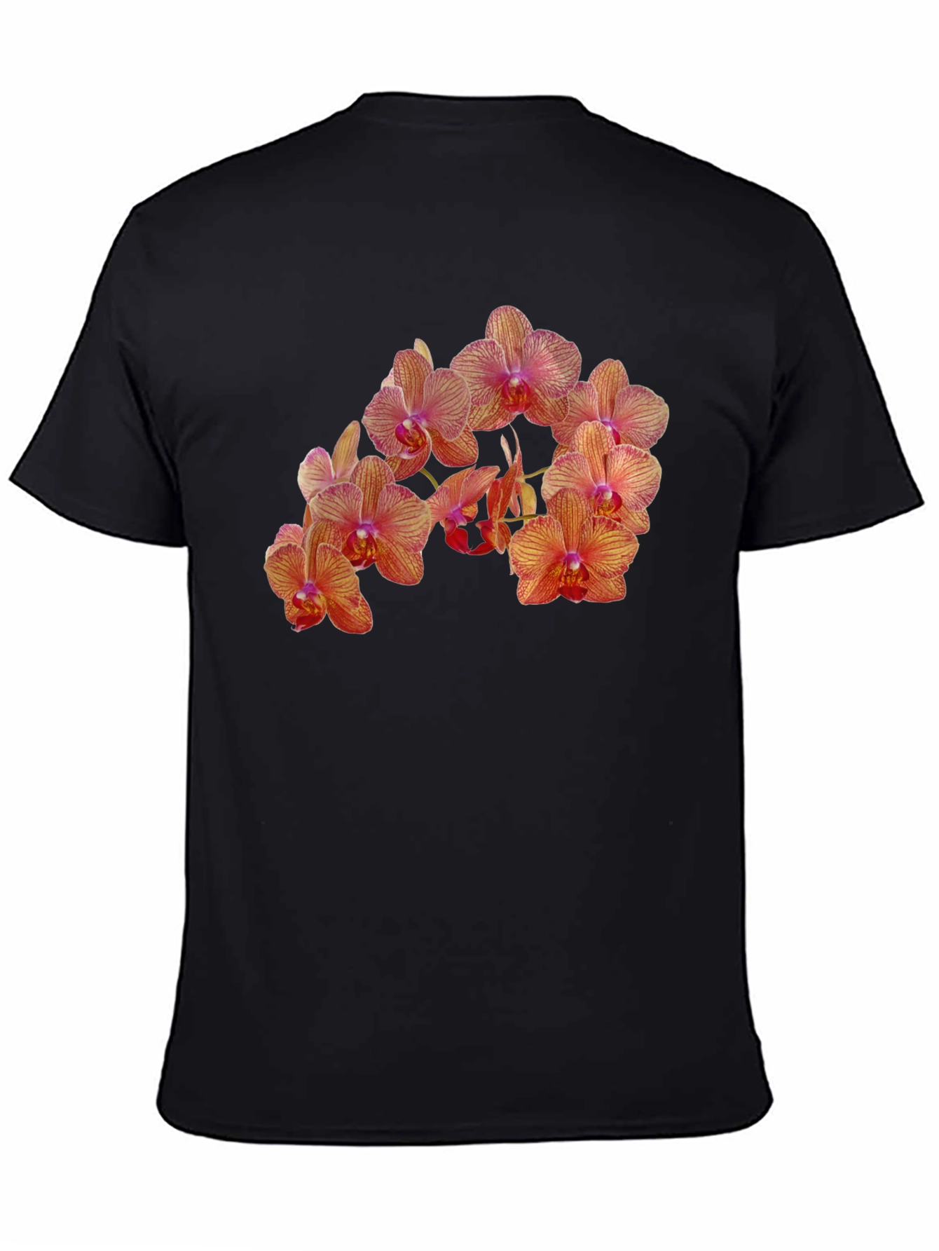 Orchid Flower Print T-Shirt