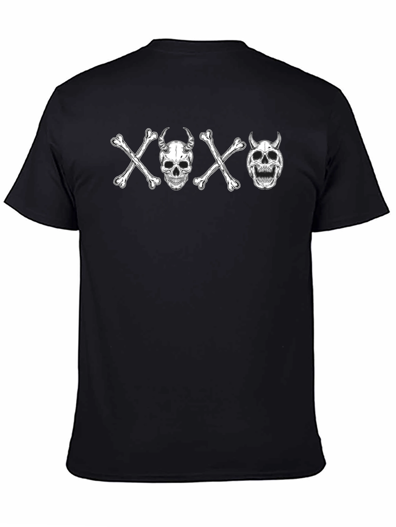 Skull & Crossbones Graphic Tee - Edgy Design