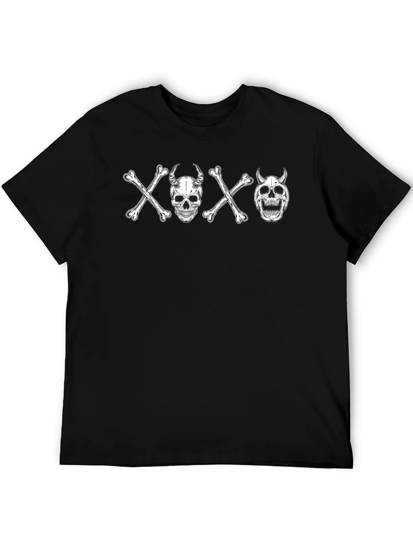 Skull & Crossbones Graphic Tee - Edgy Design