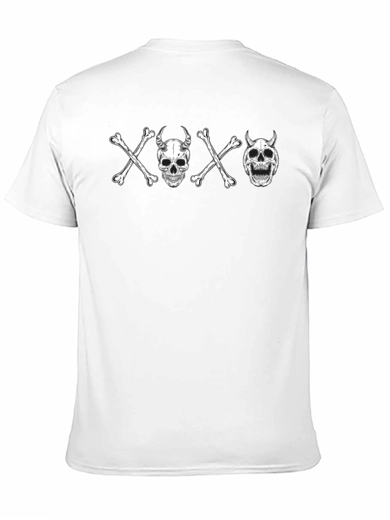 Skull & Crossbones Graphic Tee - Edgy Design