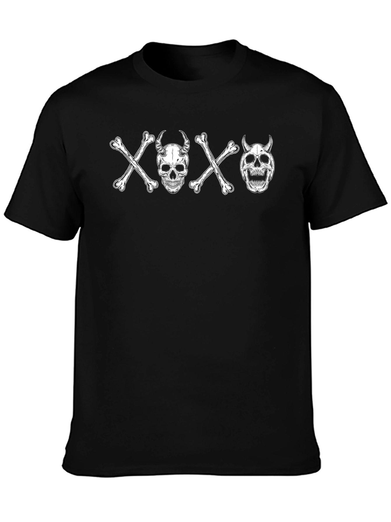 Skull & Crossbones Graphic Tee - Edgy Design