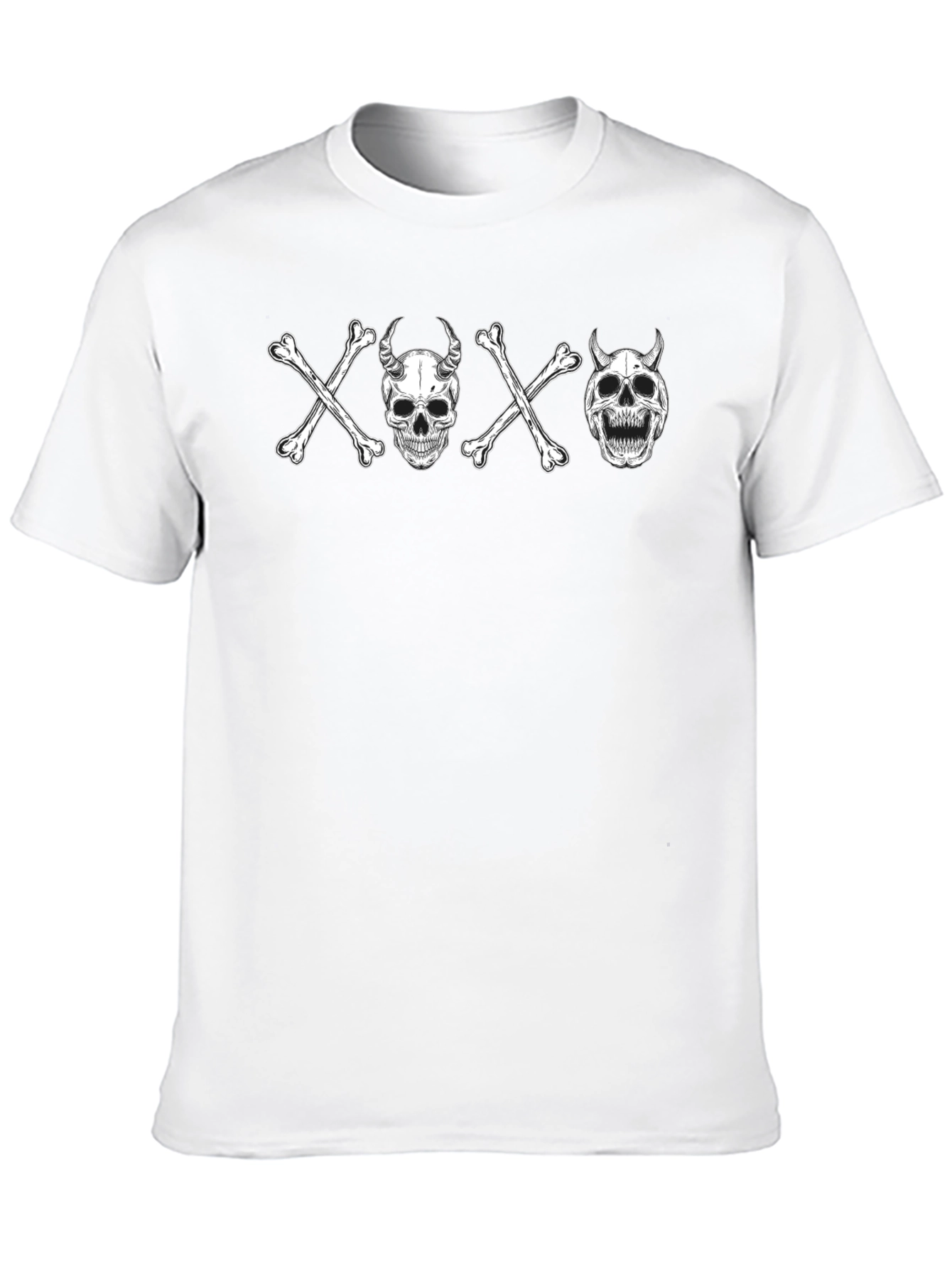 Skull & Crossbones Graphic Tee - Edgy Design