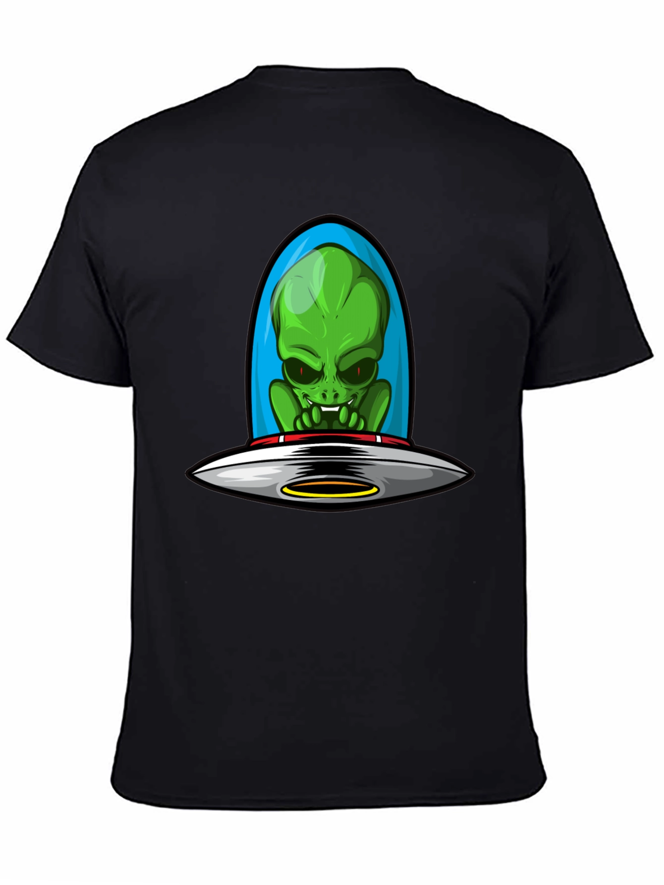 Alien UFO Graphic Tee - Sci-Fi Style