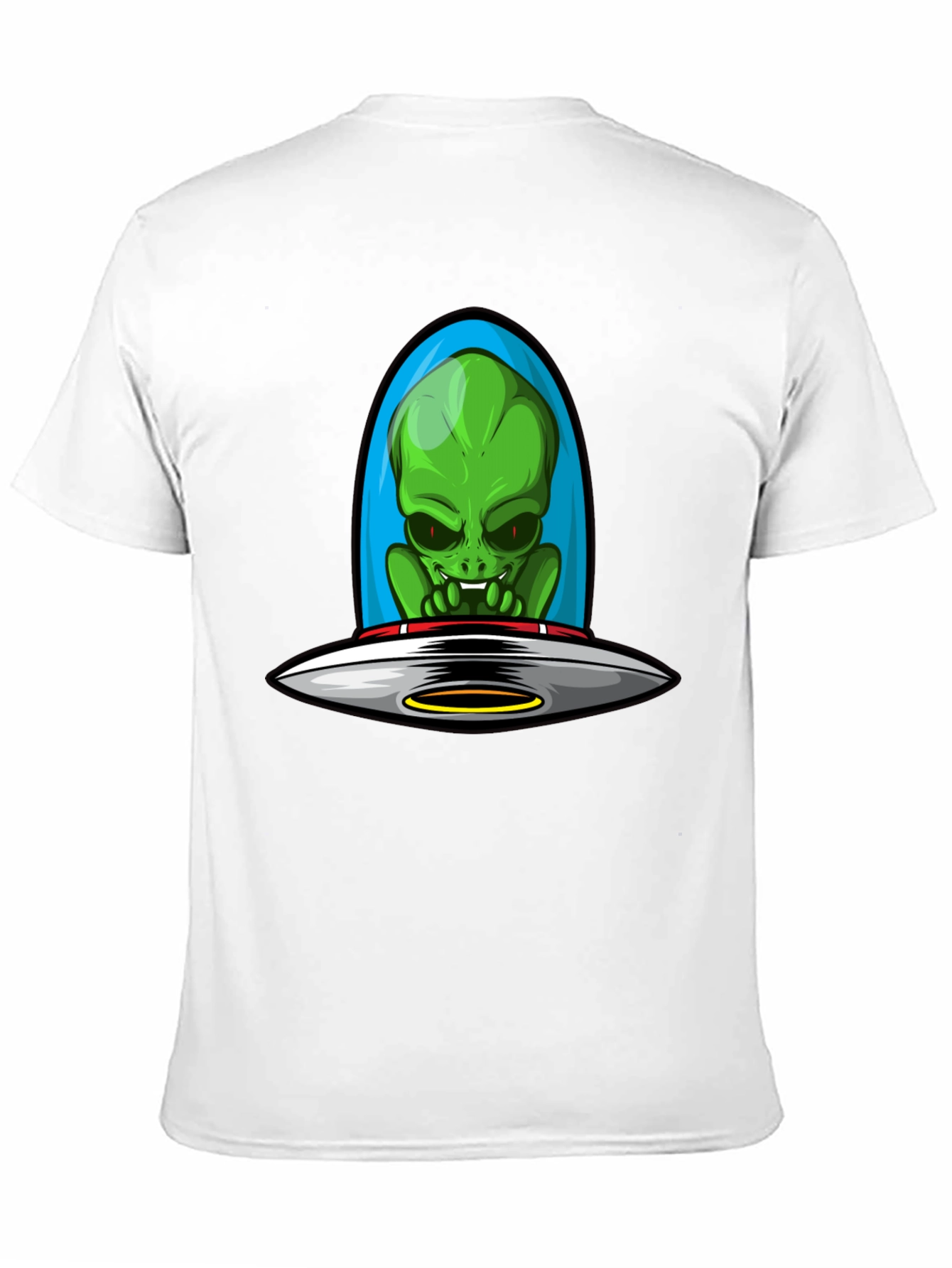 Alien UFO Graphic Tee - Sci-Fi Style