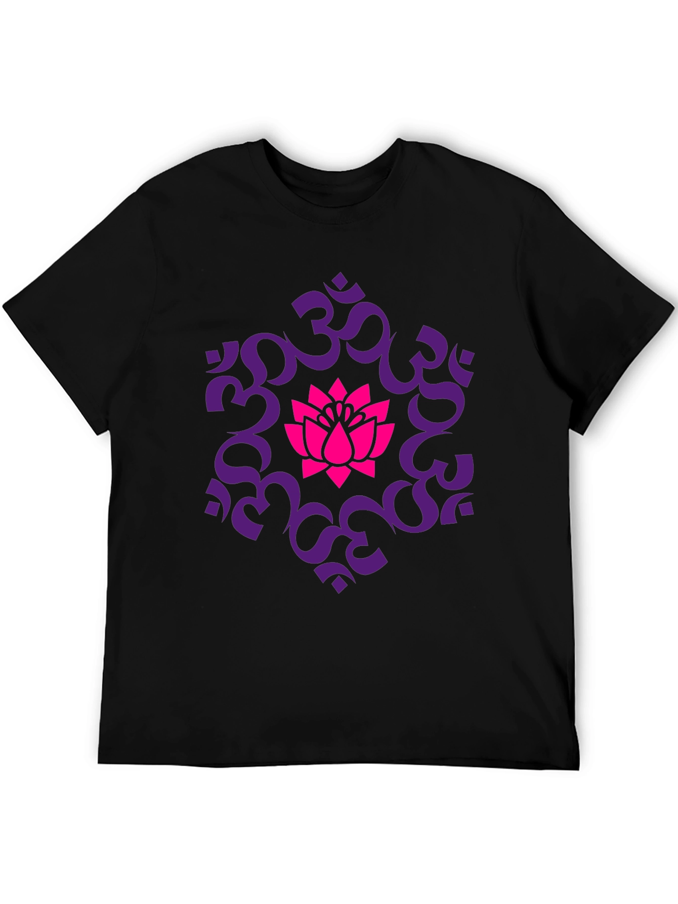Om Lotus Graphic T-Shirt - Spiritual Yoga Tee