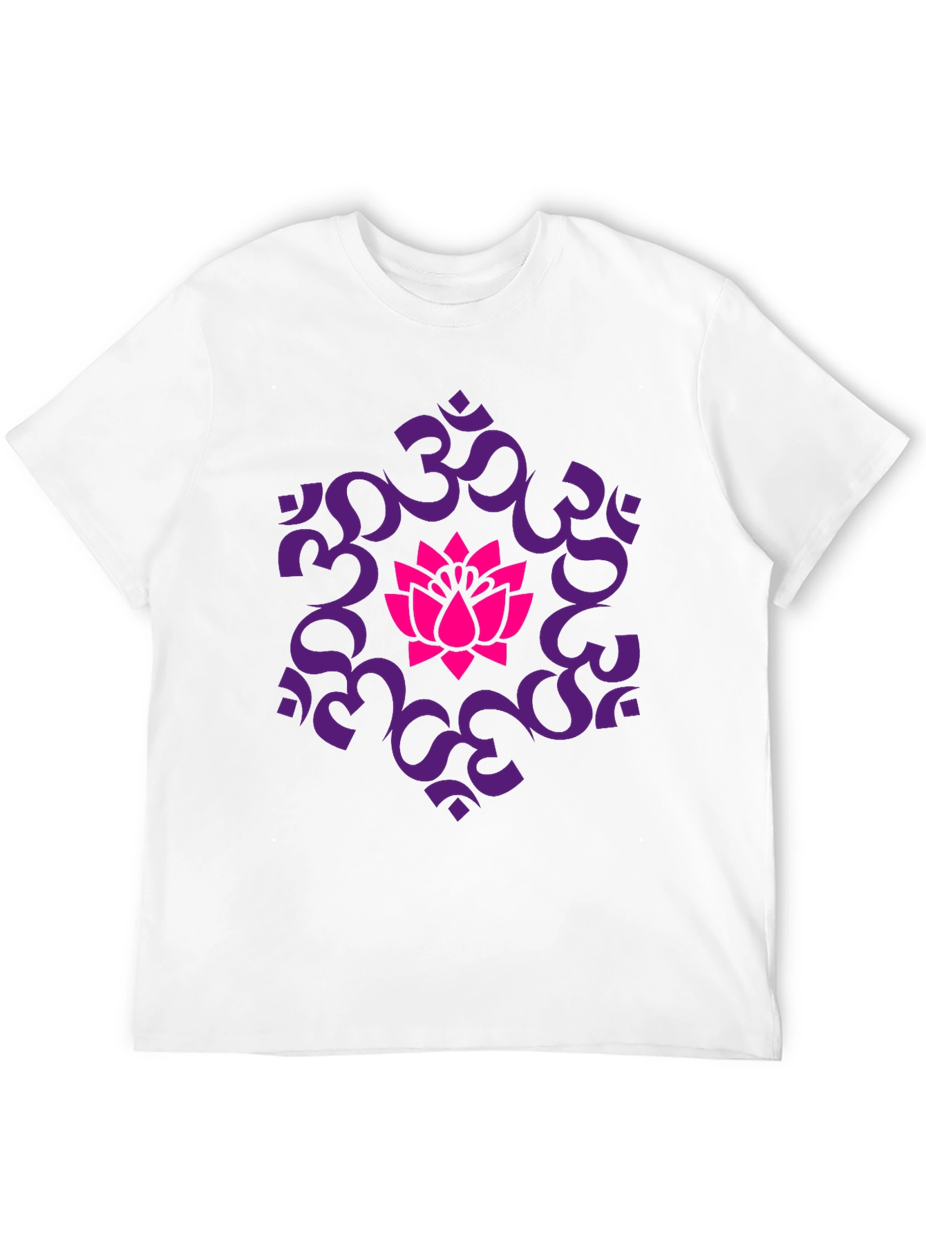 Om Lotus Graphic T-Shirt - Spiritual Yoga Tee