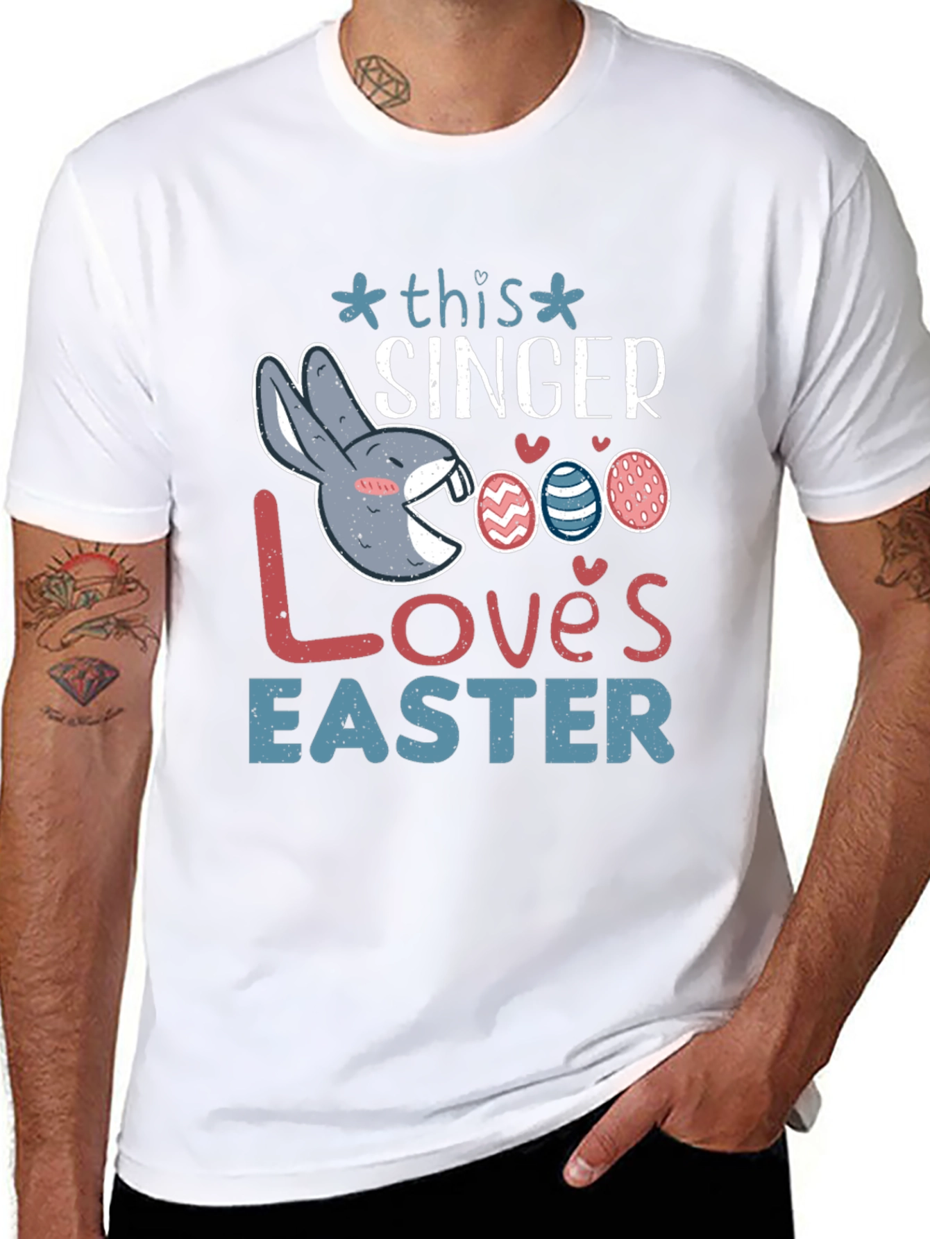 This Singer Loves Easter Bunny T-Shirt