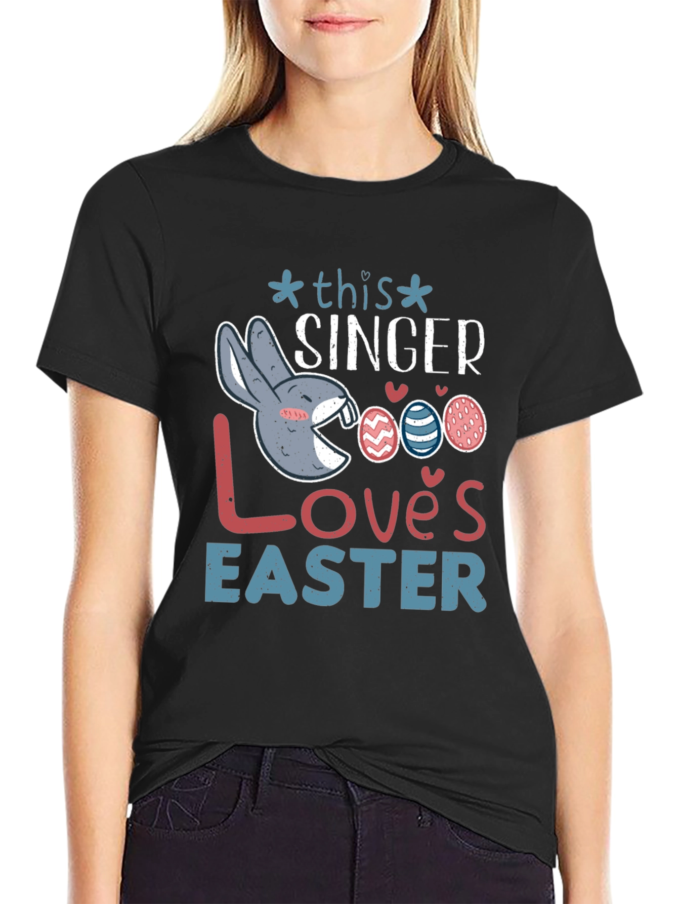This Singer Loves Easter Bunny T-Shirt