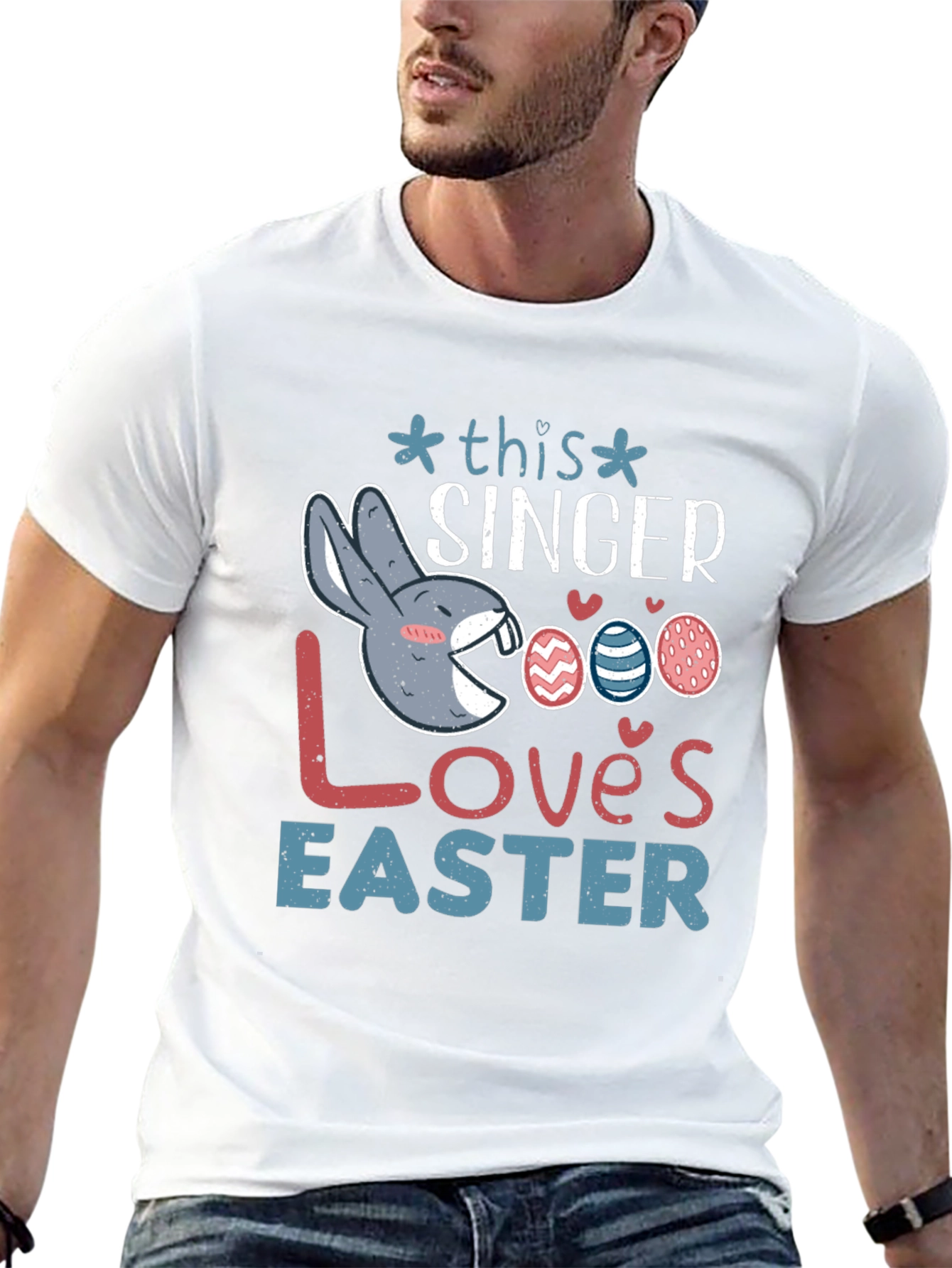 This Singer Loves Easter Bunny T-Shirt