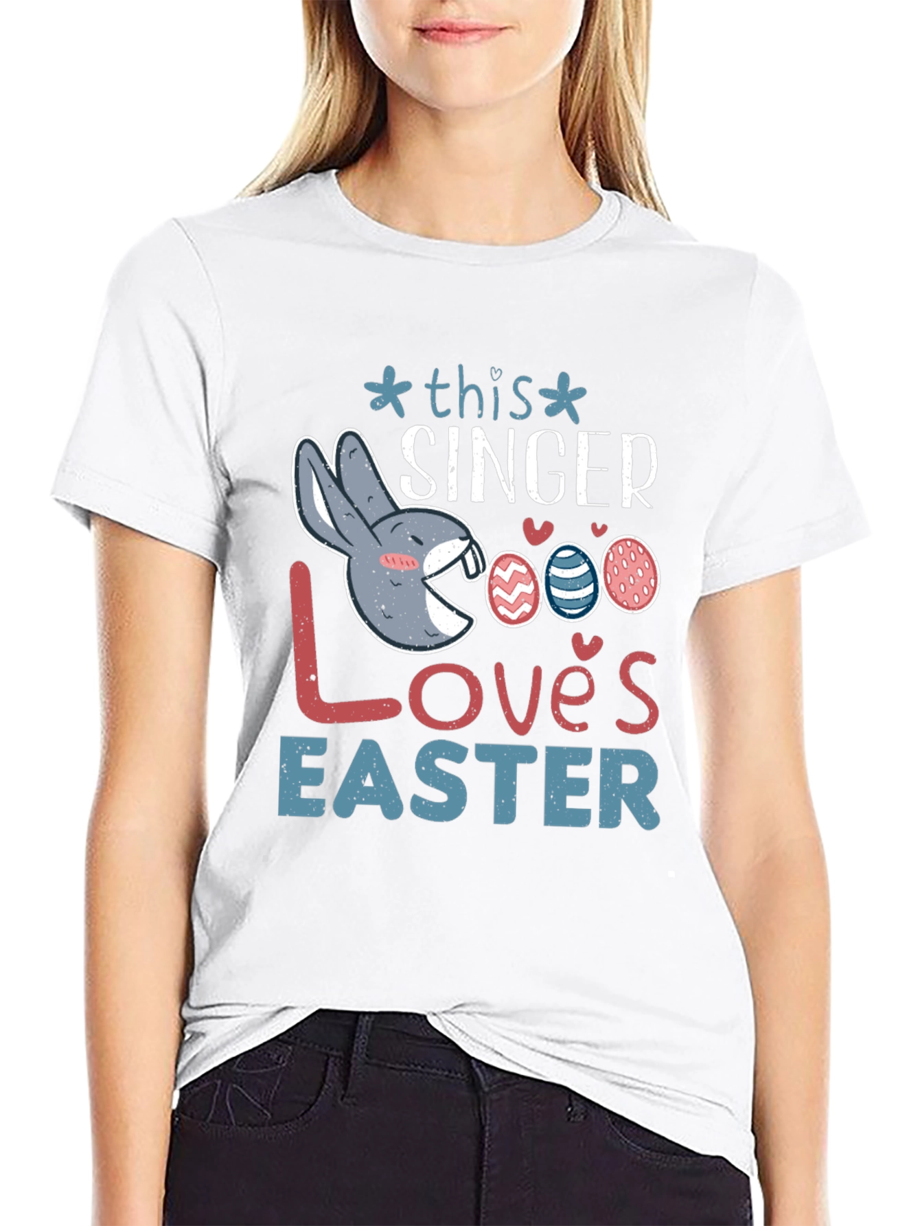 This Singer Loves Easter Bunny T-Shirt
