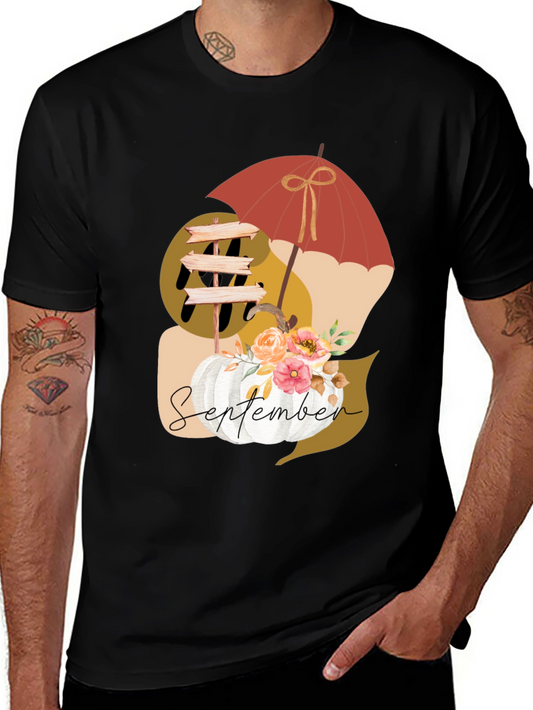 September Harvest T-Shirt - Autumn Vibes