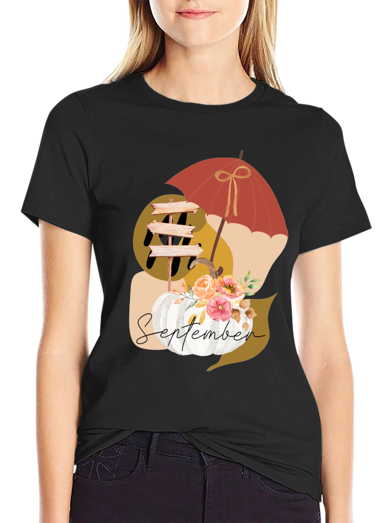 September Harvest T-Shirt - Autumn Vibes