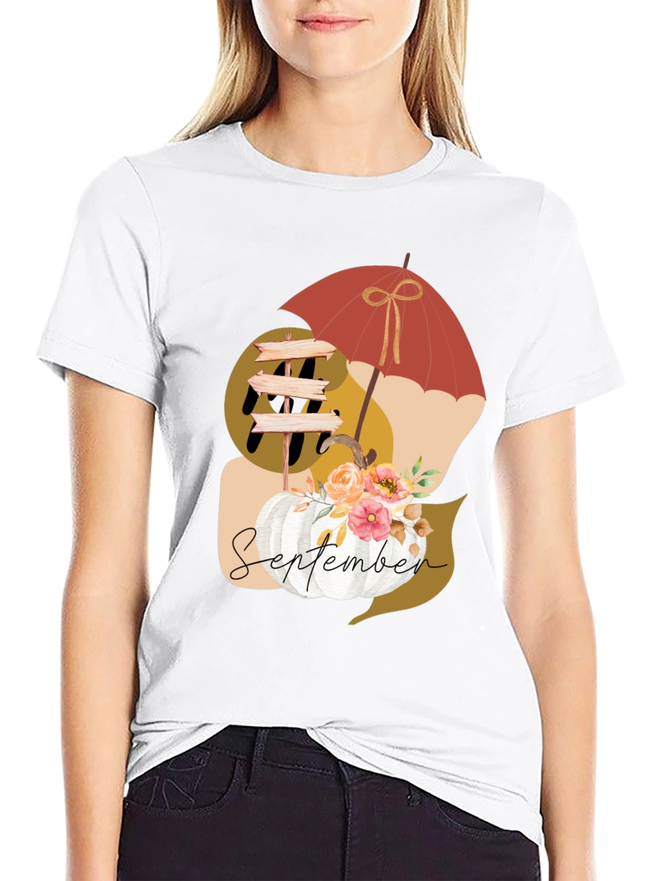 September Harvest T-Shirt - Autumn Vibes