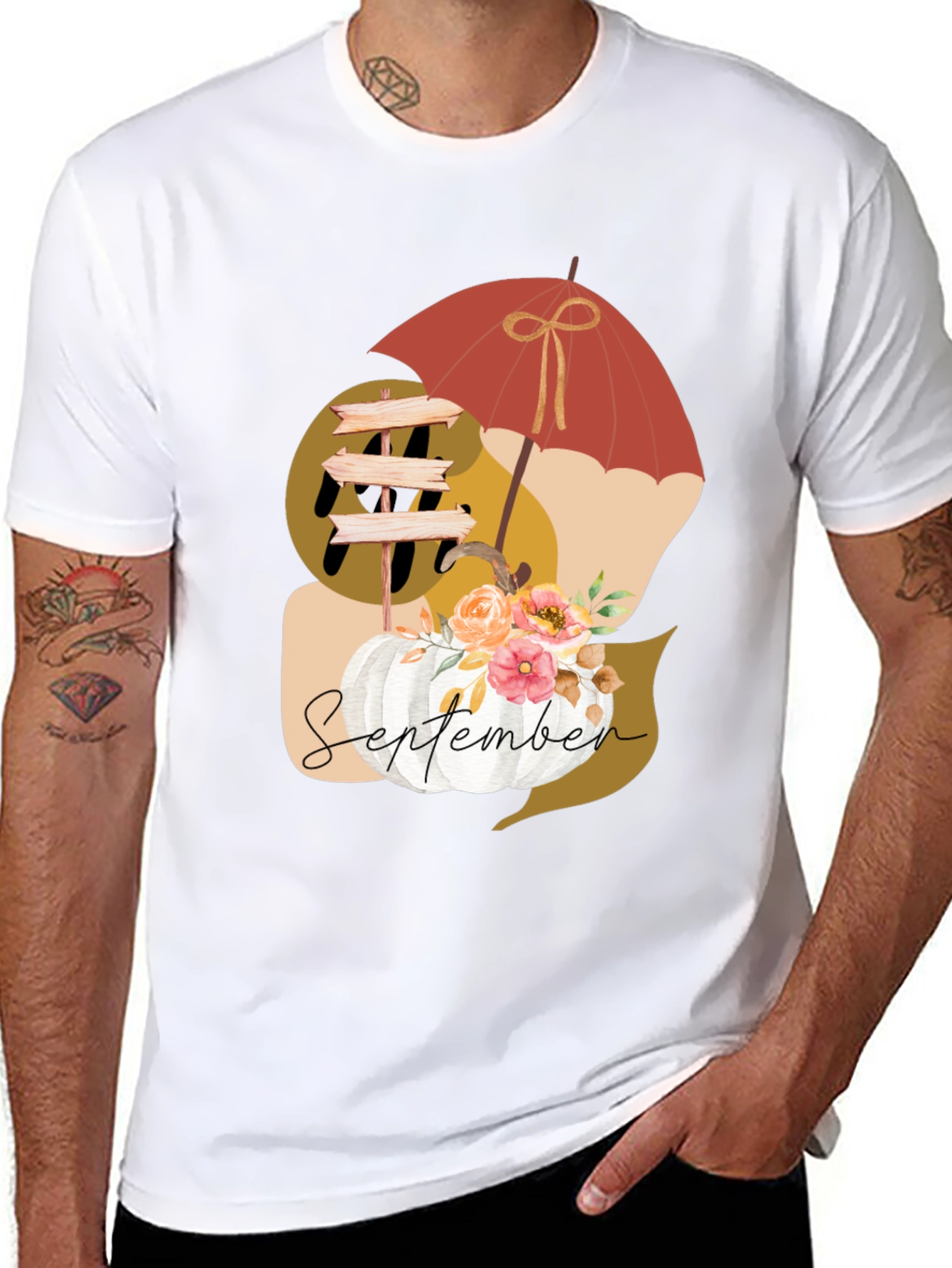 September Harvest T-Shirt - Autumn Vibes