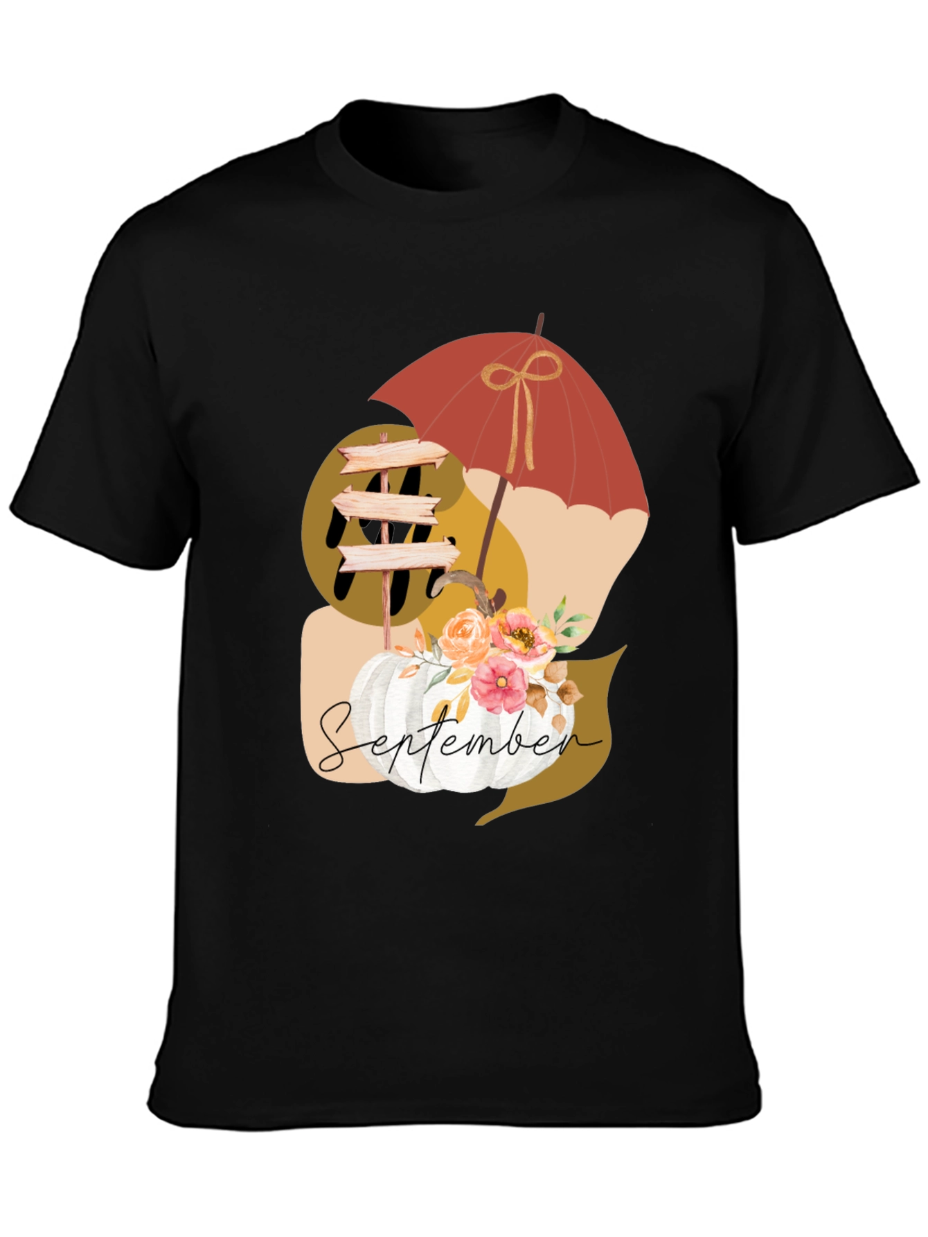 September Harvest T-Shirt - Autumn Vibes