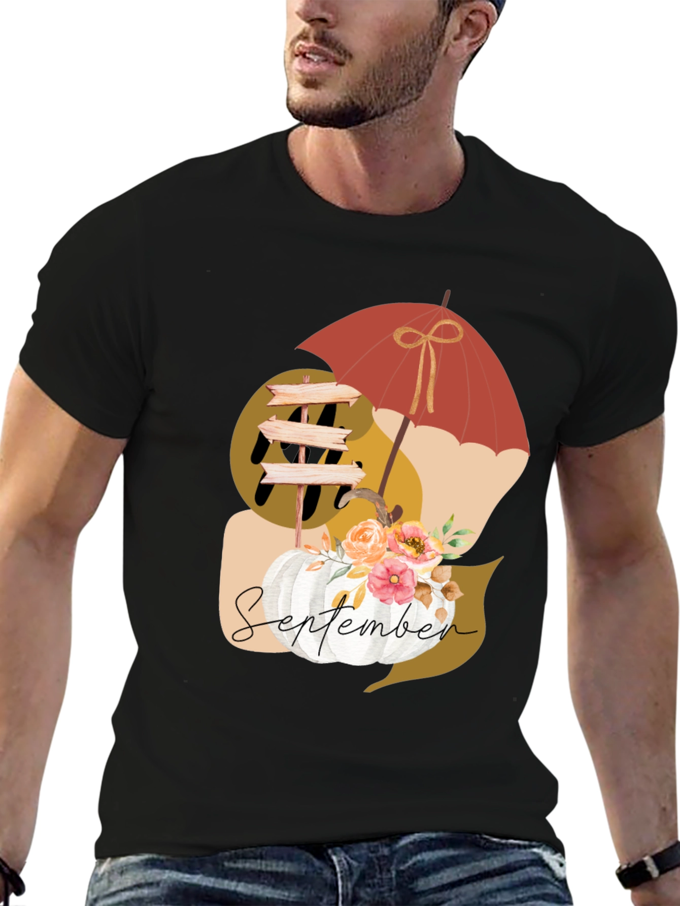 September Harvest T-Shirt - Autumn Vibes