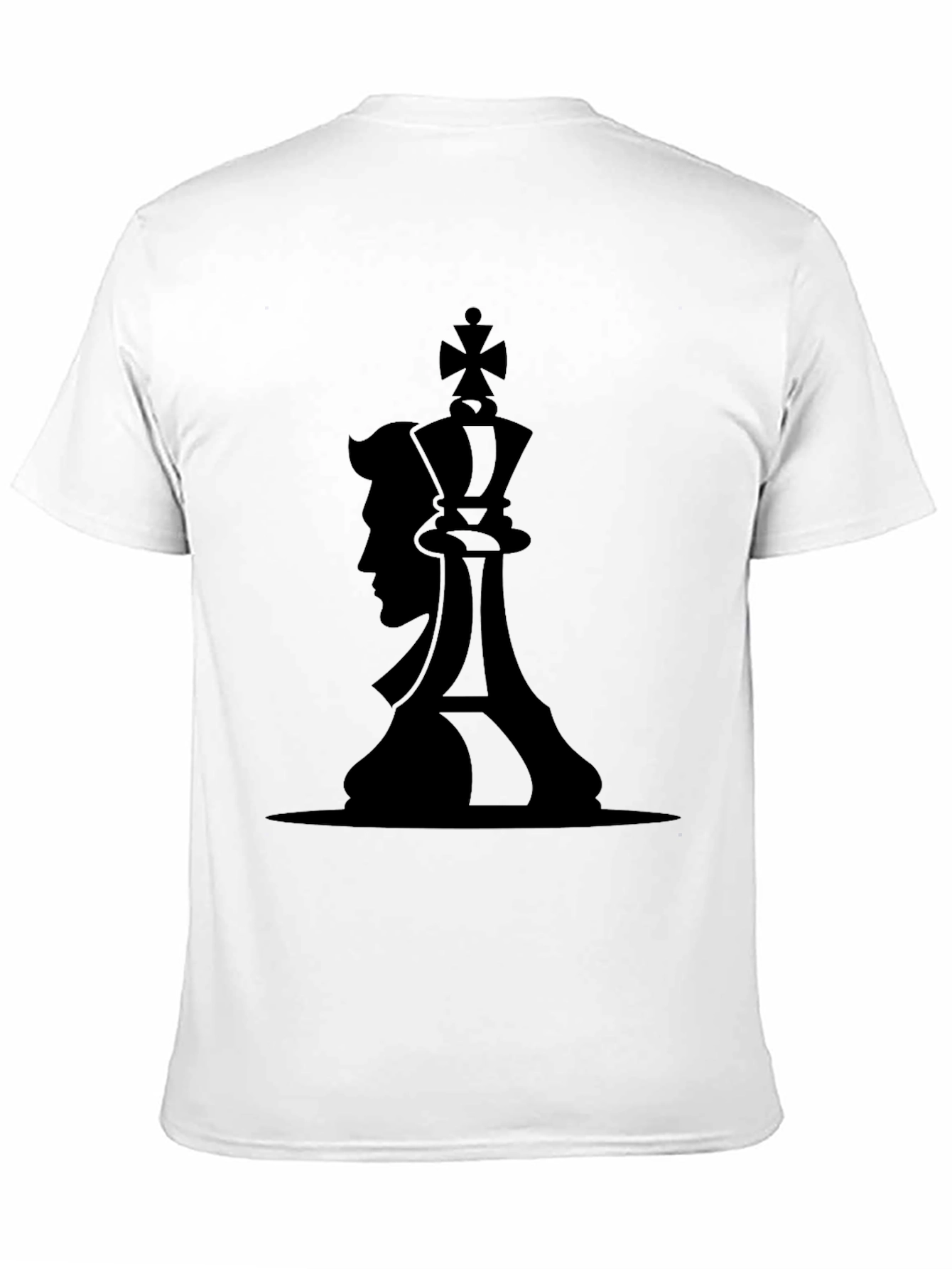 King & Man Graphic Black T-Shirt