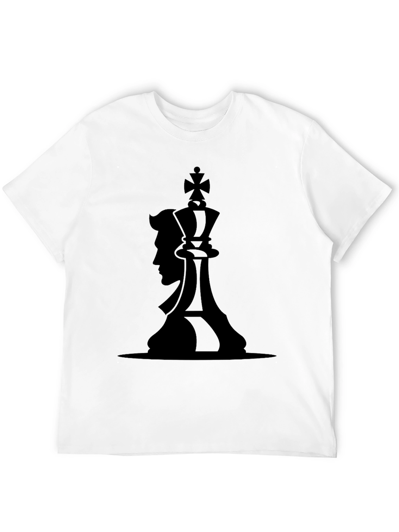 King & Man Graphic Black T-Shirt