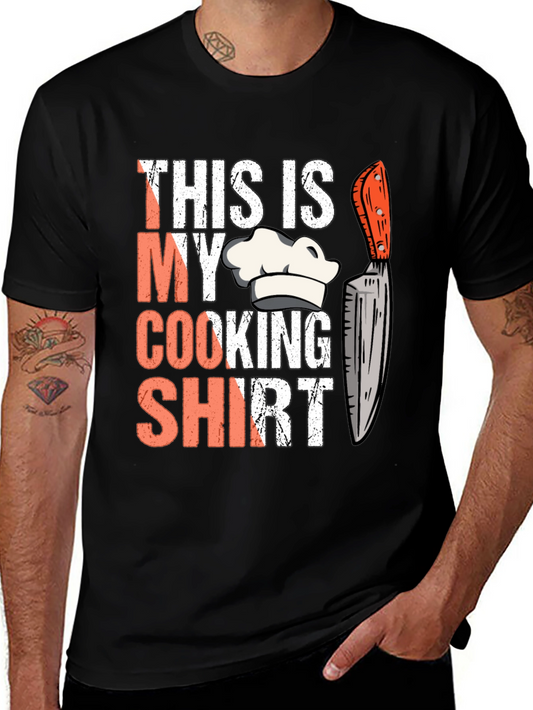 This Is My Cooking Shirt - Chef T-Shirt