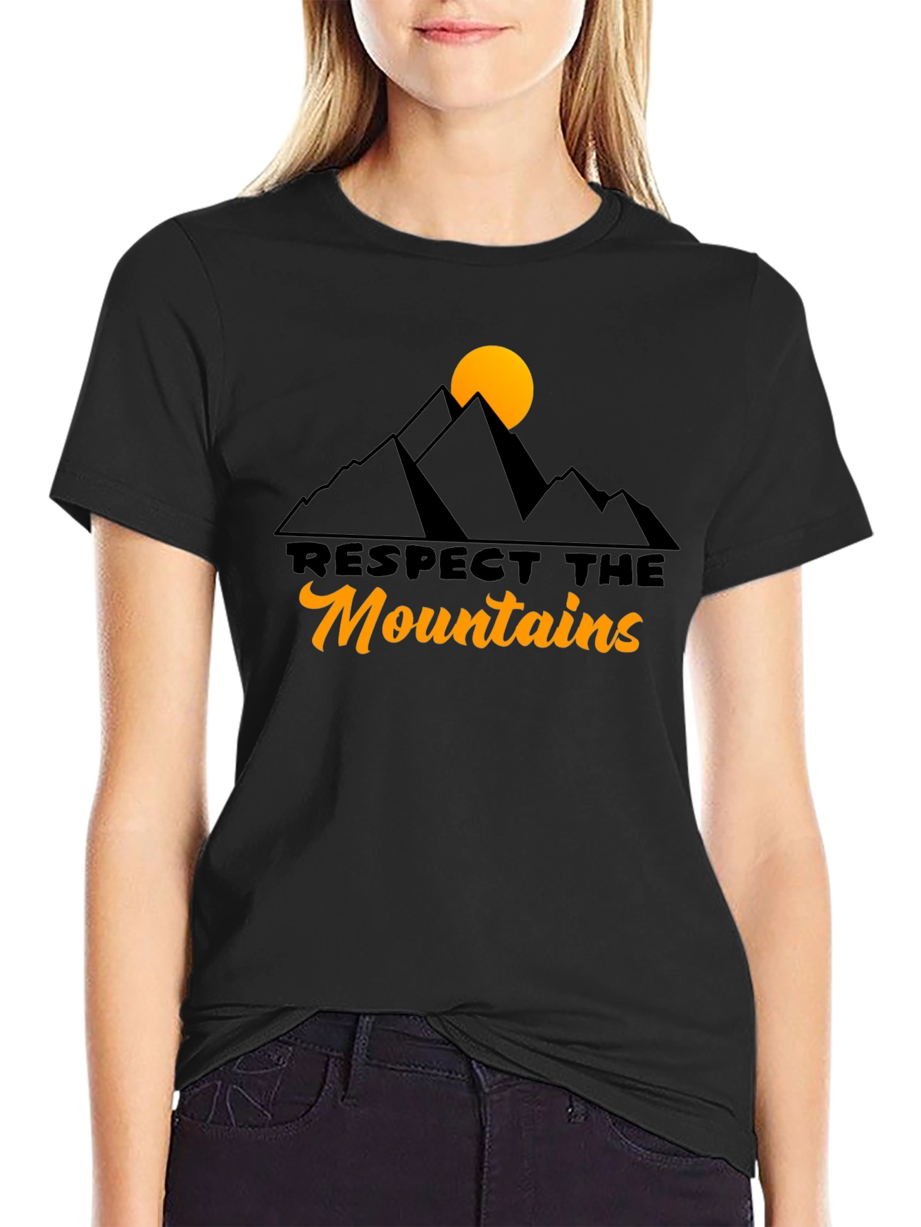 Respect the Mountains Graphic T-Shirt
