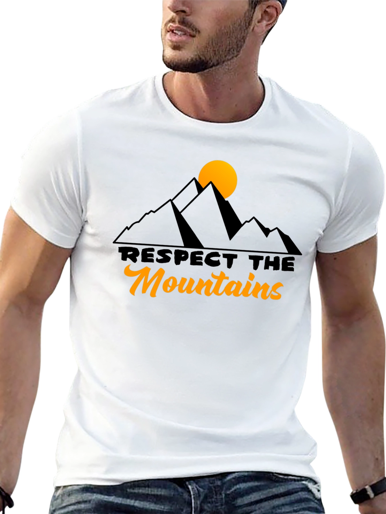 Respect the Mountains Graphic T-Shirt