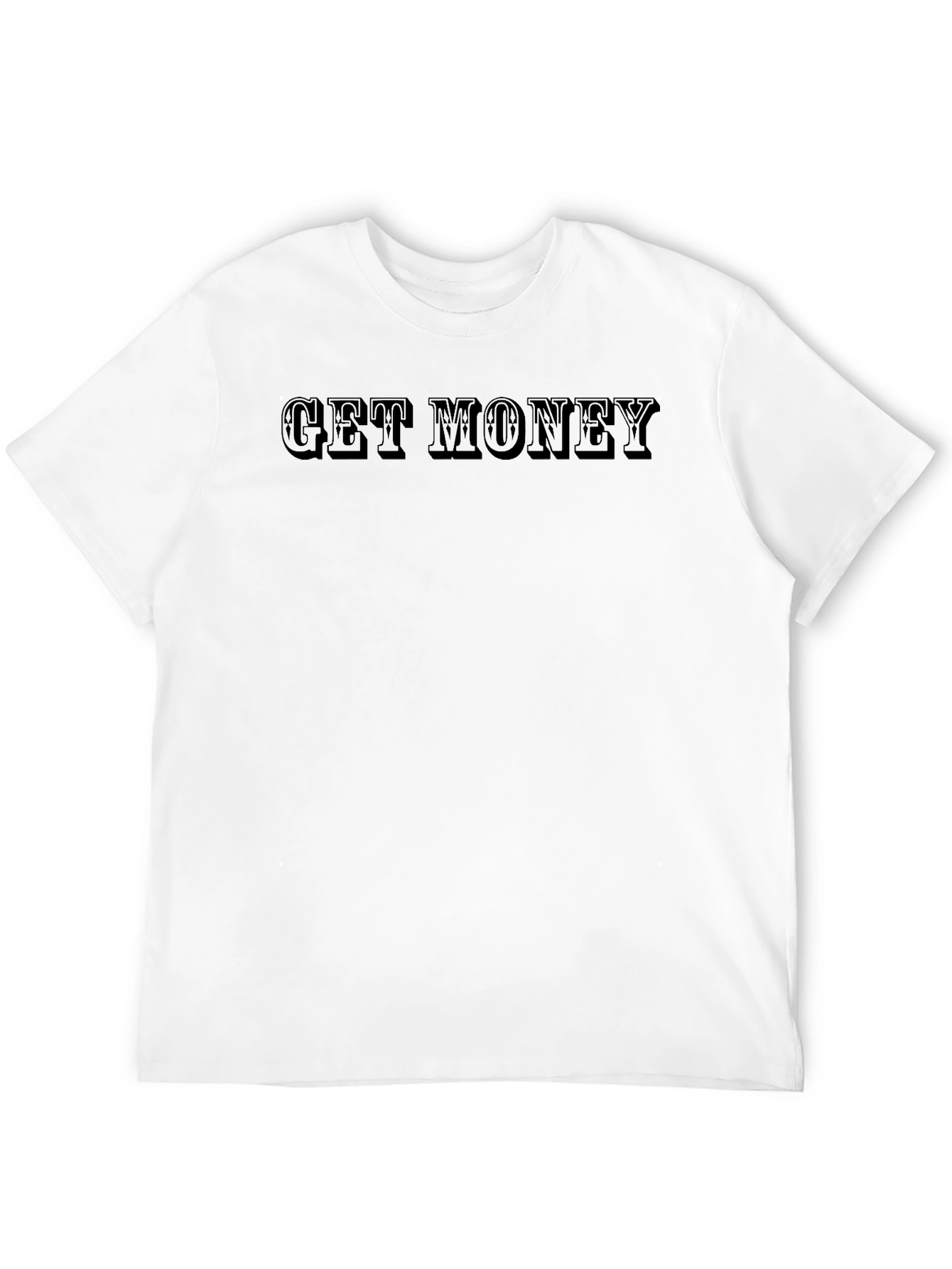Get Money Black Graphic T-Shirt - Bold Statement Tee