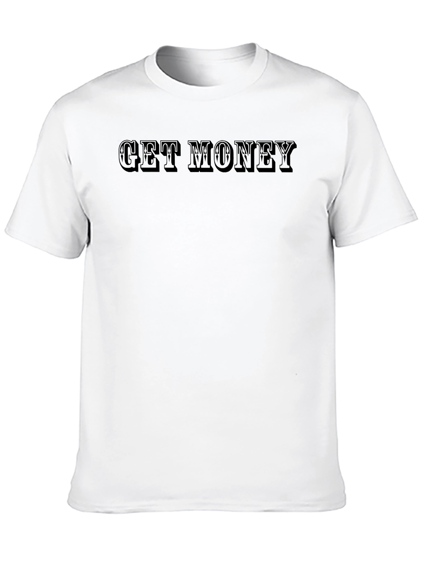 Get Money Black Graphic T-Shirt - Bold Statement Tee