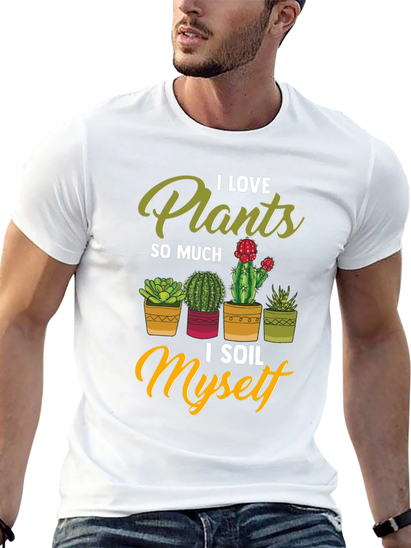 I Love Plants T-Shirt - Funny Gardening Tee