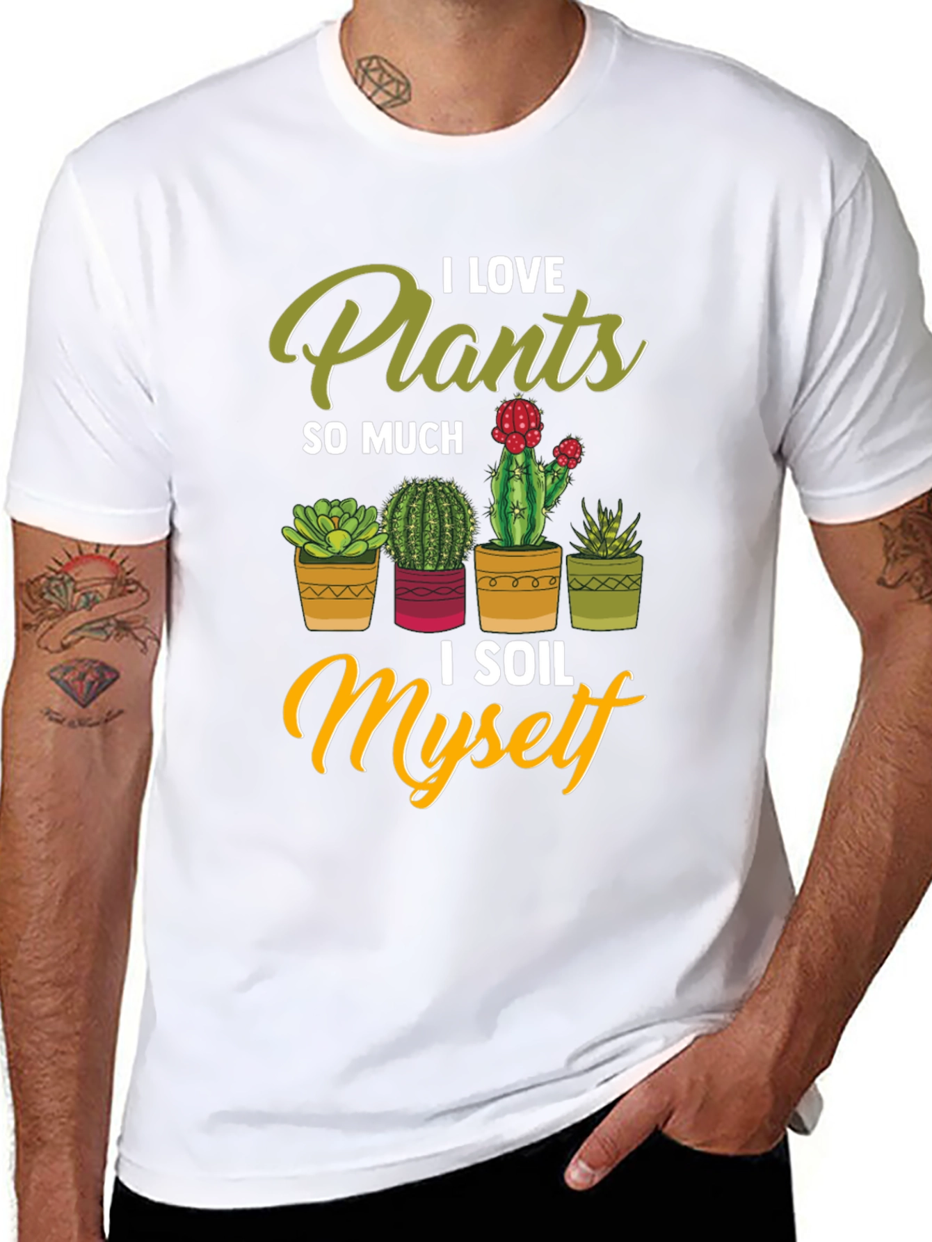I Love Plants T-Shirt - Funny Gardening Tee