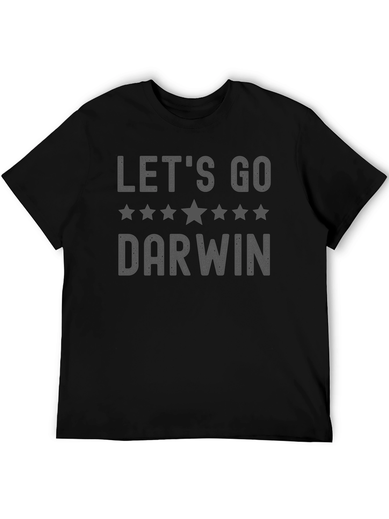 Lets Go Darwin Star Graphic Tee - Black