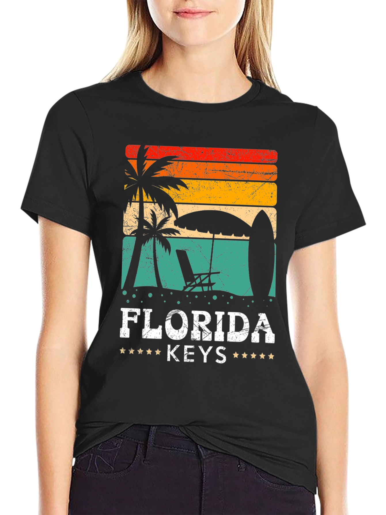 Florida Keys Retro Graphic T-Shirt
