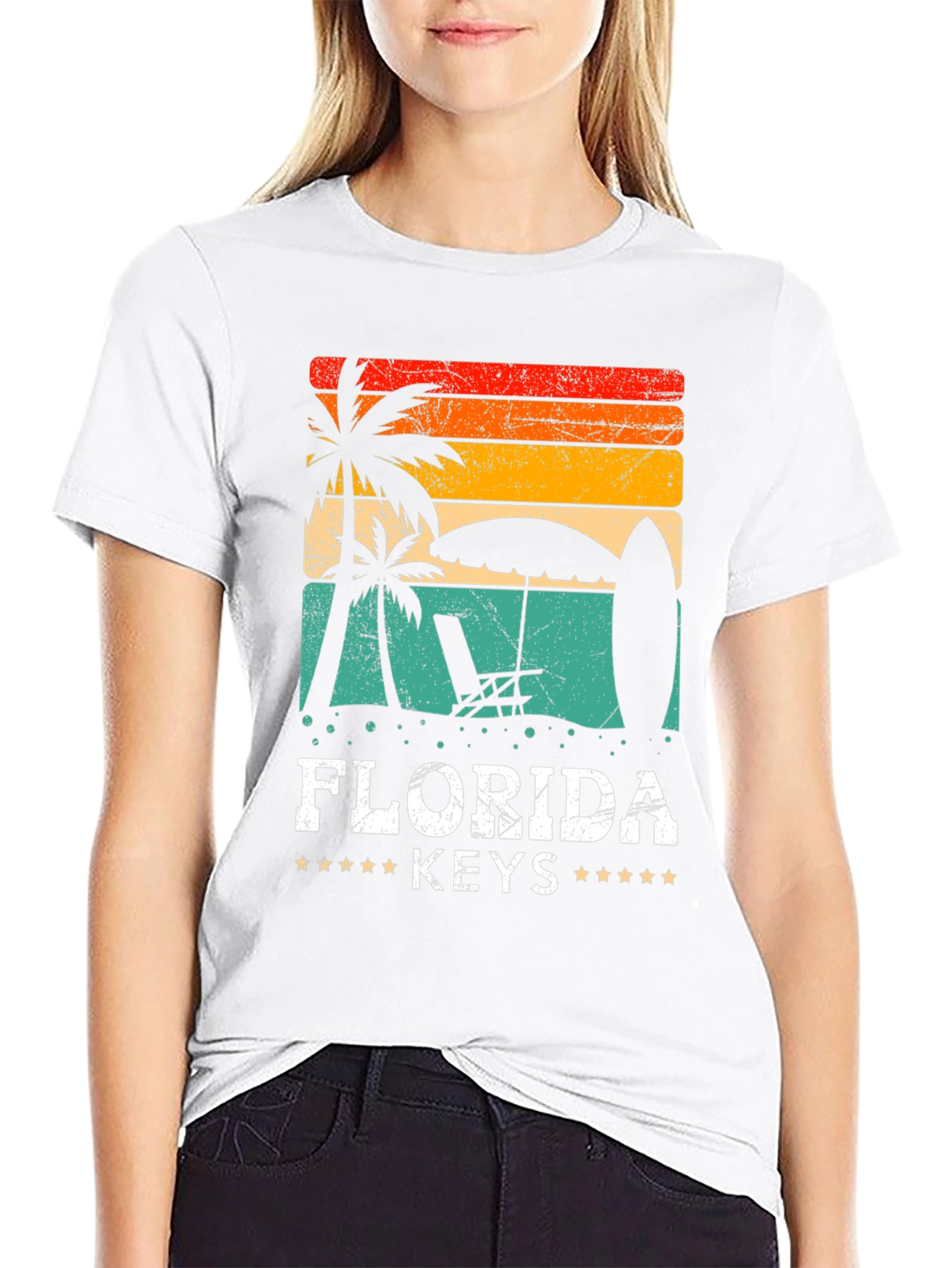 Florida Keys Retro Graphic T-Shirt