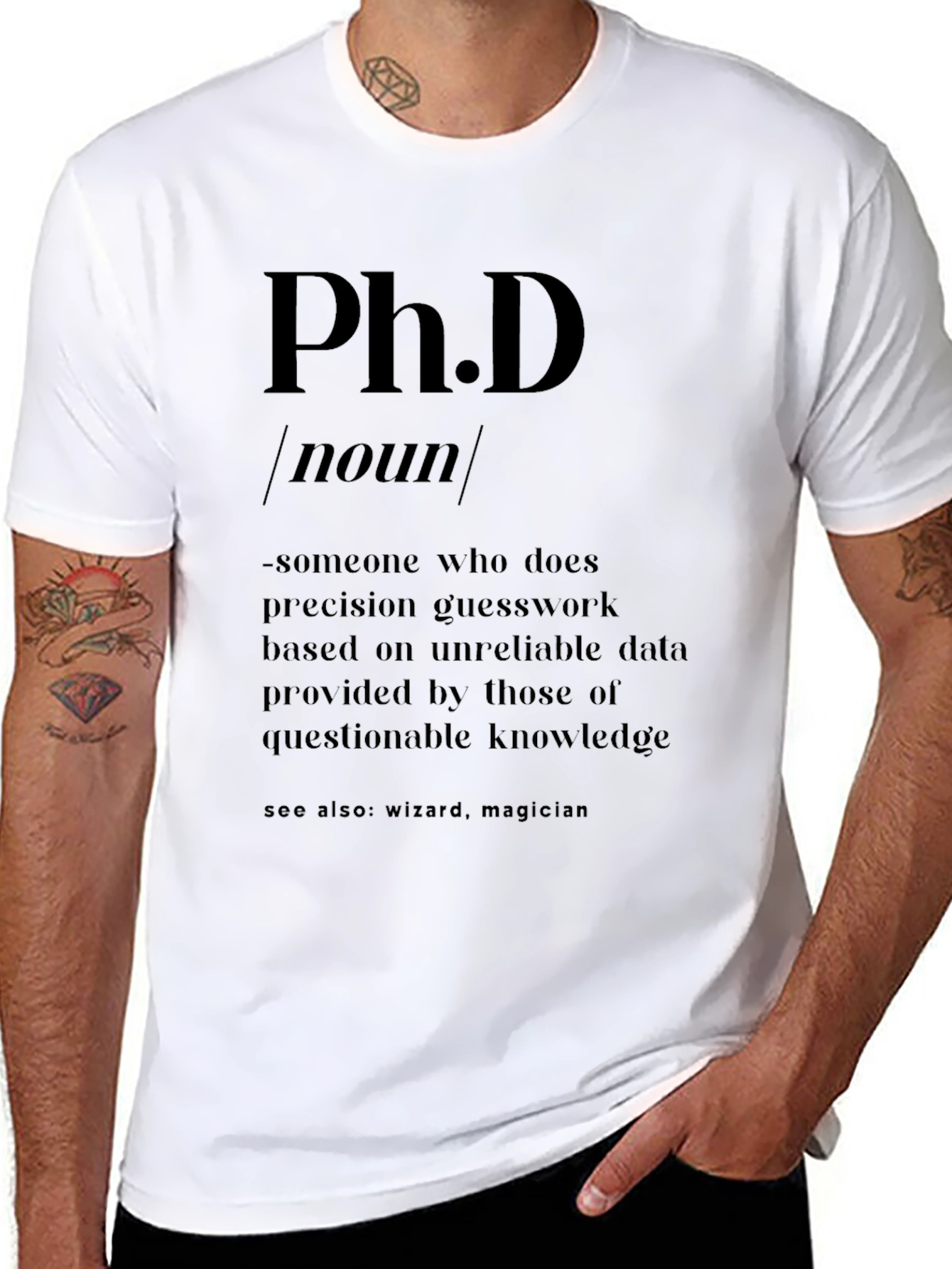 Ph.D. Definition T-Shirt - Witty Academic Humor