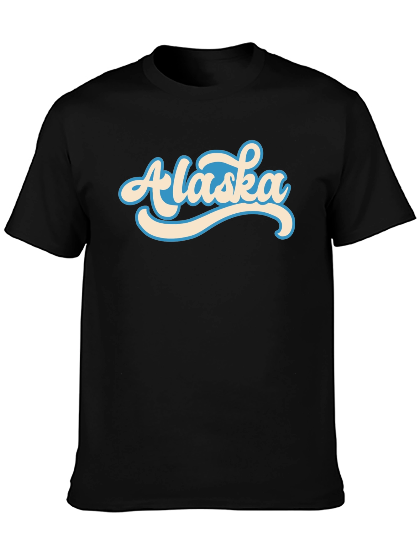 Retro Alaska Graphic T-Shirt - Stylish Crew Neck Tee