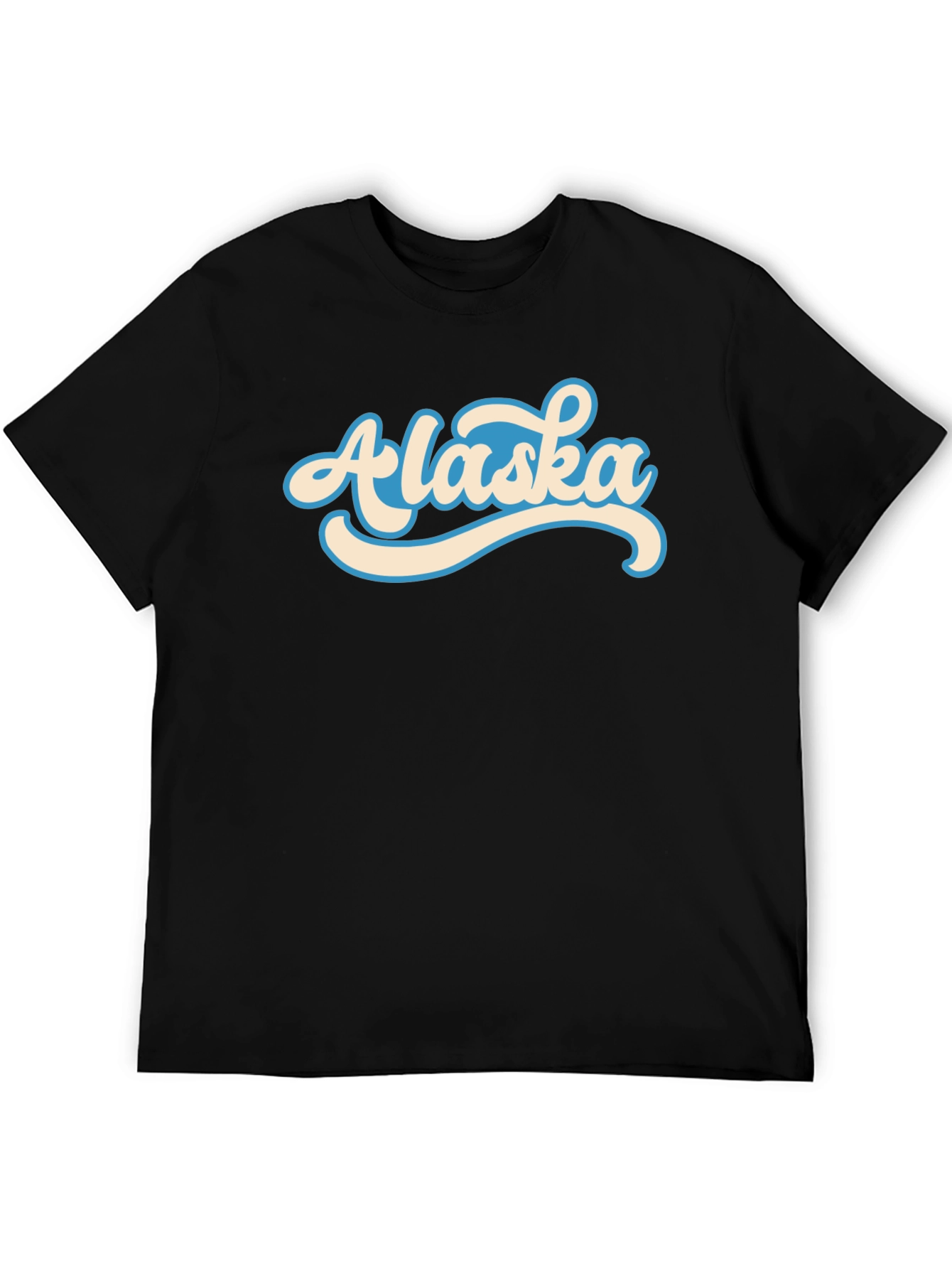 Retro Alaska Graphic T-Shirt - Stylish Crew Neck Tee