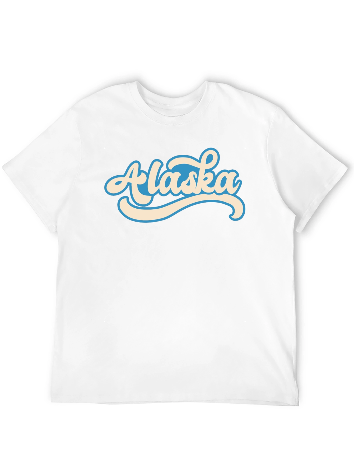 Retro Alaska Graphic T-Shirt - Stylish Crew Neck Tee