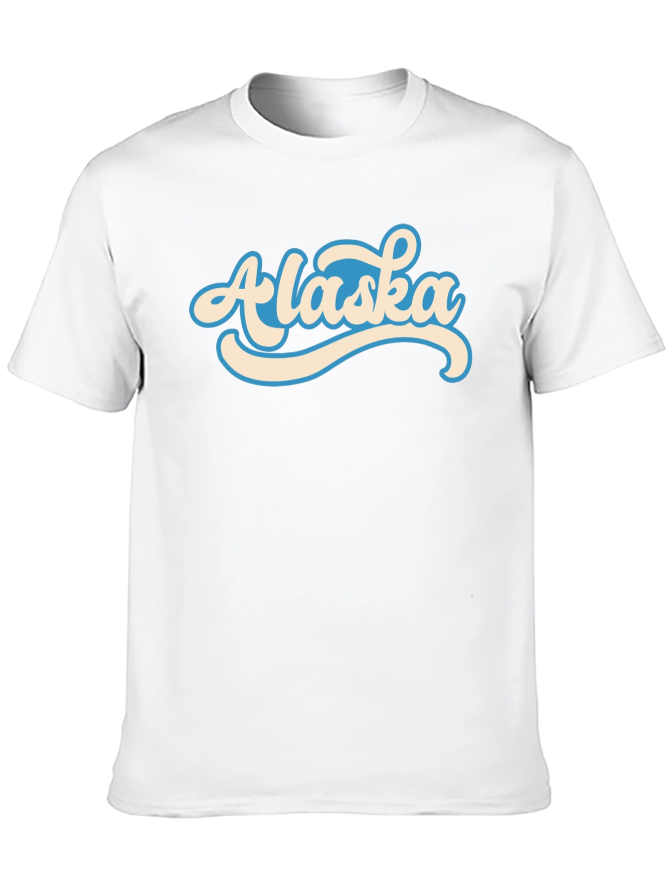 Retro Alaska Graphic T-Shirt - Stylish Crew Neck Tee
