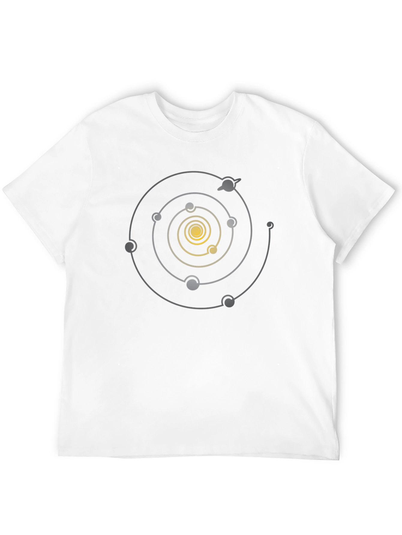 Solar System Graphic Tee - Black Cotton Blend