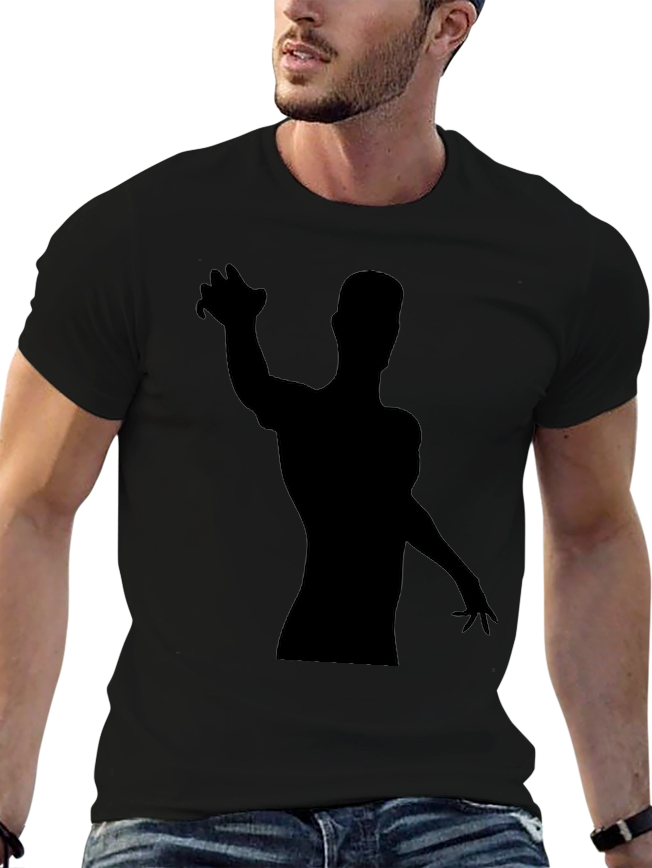 Zombie Graphic Black T-Shirt - Halloween Ready!